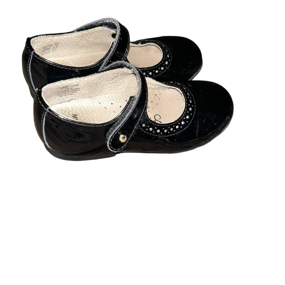FOOTMATES black patent Leather Mary Jane Shoes size 10.5 girl dress school shoes